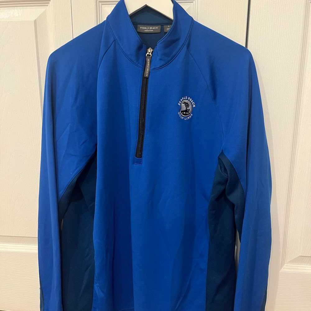PGA Tour Blue Quarter-Zip Pullover